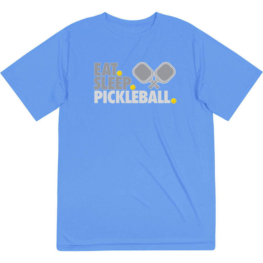 Pickleball Short Sleeve Performance Tee - Eat. Sleep. Pickleball