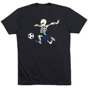Soccer Short Sleeve T-Shirt - Skeleton Striker