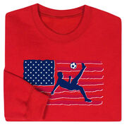 Soccer Crewneck Sweatshirt - Guys Soccer Land That We Love