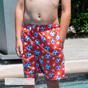 Soccer Swim Trunks - All American