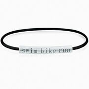 swim.bike.run. Band Bracelet