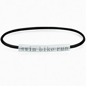 swim.bike.run. Band Bracelet