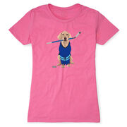 Hockey Women's Everyday Tee - Puck The Hockey Dog