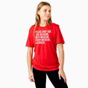Lacrosse Short Sleeve Performance Tee - All Weekend Lacrosse