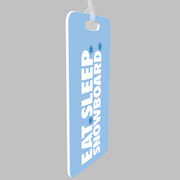 Snowboarding Bag/Luggage Tag - Eat Sleep Snowboard