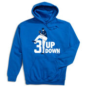 Baseball Hooded Sweatshirt - 3 Up 3 Down