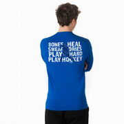 Hockey Tshirt Long Sleeve - Bones Heal Hockey (Back Design) 