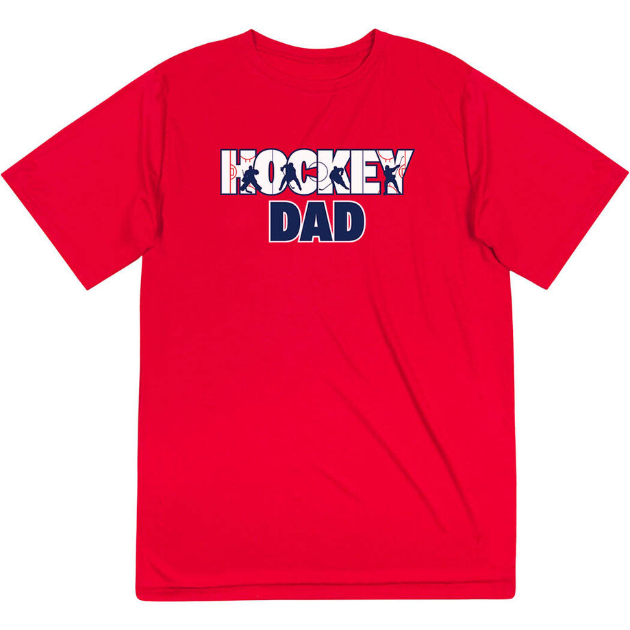 Hockey Short Sleeve Performance Tee - Hockey Dad Life