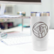 Volleyball 20 oz. Double Insulated Tumbler - Monogram Ball