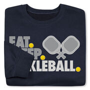Pickleball Crewneck Sweatshirt - Eat. Sleep. Pickleball