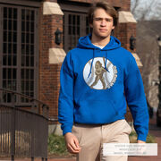 Baseball Hooded Sweatshirt - Baseball Bigfoot