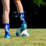 Soccer Woven Mid-Calf Socks - Soccer Player