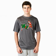 Guys Lacrosse Short Sleeve Performance Tee - Checking It Twice Lacrosse