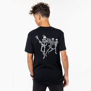 Guys Lacrosse T-Shirt Short Sleeve - Skeleton Offense (Back Design)