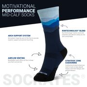 Socrates&reg; Mid-Calf Performance Socks - Go Confidently