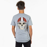 Football Short Sleeve T-Shirt - Game Face (Back Design)