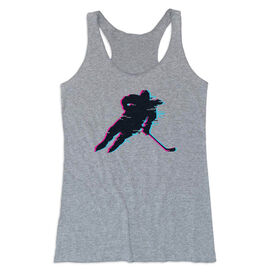 Hockey Women's Everyday Tank Top - Hockey Girl Glitch