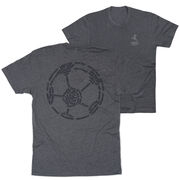 Soccer Short Sleeve T-Shirt - Soccer Words (Back Design)