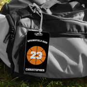 Basketball Bag/Luggage Tag - Basketball Team Ball