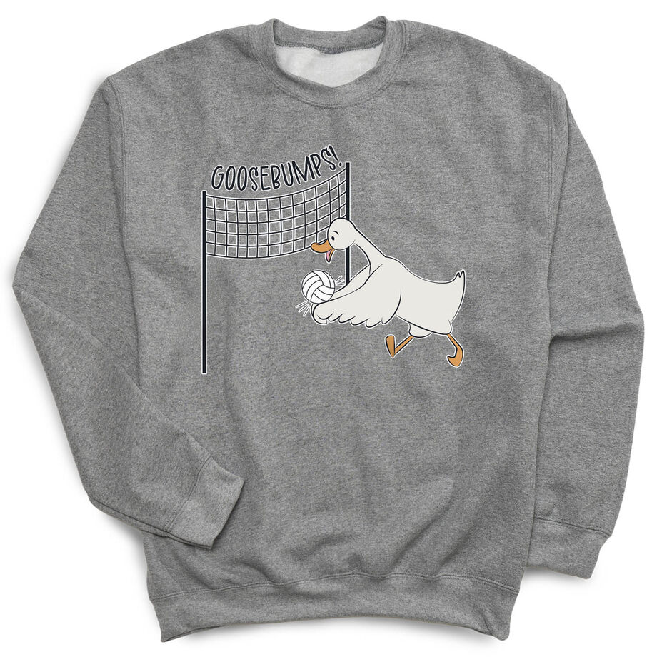 Volleyball Crewneck Sweatshirt - Goosebumps