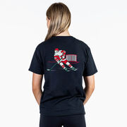 Hockey Short Sleeve T-Shirt - Saint Nick Hat Trick (Back Design)