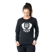 Pickleball Tshirt Long Sleeve - I'd Rather Be Playing Pickleball