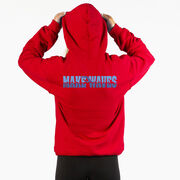 Swimming Hooded Sweatshirt - Make Waves (Back Design)