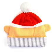 Happy Hatter Santa Knit Beanie Hat