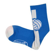 Volleyball Woven Mid-Calf Socks - Superelite (Royal Blue/White)