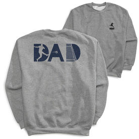 Soccer Crewneck Sweatshirt - Soccer Dad Silhouette (Back Design)