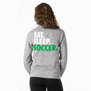 Soccer Tshirt Long Sleeve - Eat. Sleep. Soccer (Back Design)