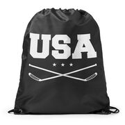 Hockey Drawstring Backpack - USA Hockey