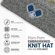 Pickleball Knit Hat - Fair Isle