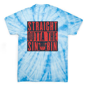 Hockey T-Shirt Short Sleeve - Straight Outta The Sin Bin Tie Dye