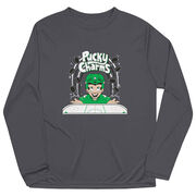 Hockey Long Sleeve Performance Tee - Pucky Charms