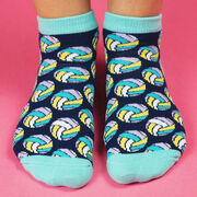 Volleyball Ankle Socks - Colorful Volleyballs