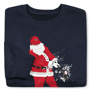 Baseball Crewneck Sweatshirt - Baseball Santa