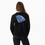 Softball Crewneck Sweatshirt - Good Girls Steal (Back Design)