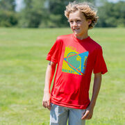 Tennis Short Sleeve Performance Tee - Let's Raise A Racket