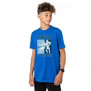 Guys Lacrosse Short Sleeve T-Shirt - Survival of the Fittest