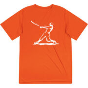 Baseball Short Sleeve Performance Tee - Baseball Player