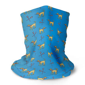 Girls Lacrosse Multifunctional Headwear - Lacrosse Dog Pattern RokBAND