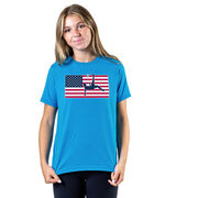 Soccer Short Sleeve T-Shirt - Patriotic Soccer