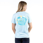 Volleyball Short Sleeve T-Shirt - Serve's Up (Back Design)