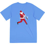 Baseball Short Sleeve Performance Tee - Home Run Santa