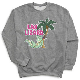 Guys Lacrosse Crewneck Sweatshirt - Lax Lizard