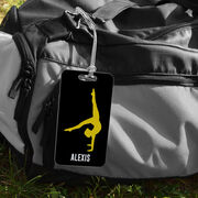 Gymnastics Bag/Luggage Tag - Personalized Gymnast Girl