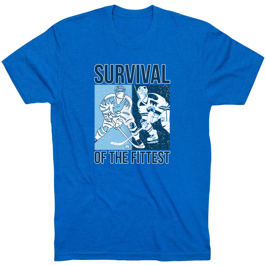 Hockey Short Sleeve T-Shirt - Survival of the Fittest