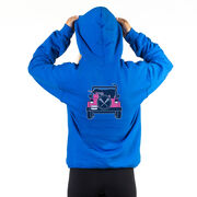 Girls Lacrosse Hooded Sweatshirt - Lax Cruiser (Back Design)