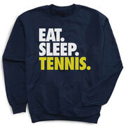 Tennis Crewneck Sweatshirt - Eat Sleep Tennis (Bold)